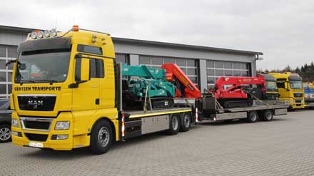 Lkw mit Ladekran